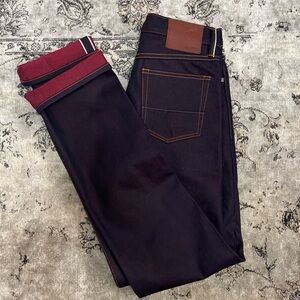Gustin #321 Japan Red Fire Raw Selvedge Denim Jeans